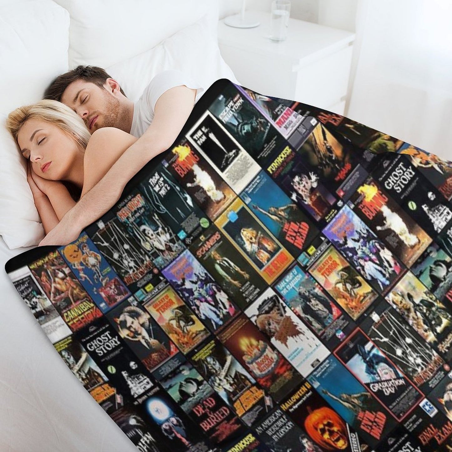 RETRO HORROR VHS ARTWORK - 1981 Throw Blanket