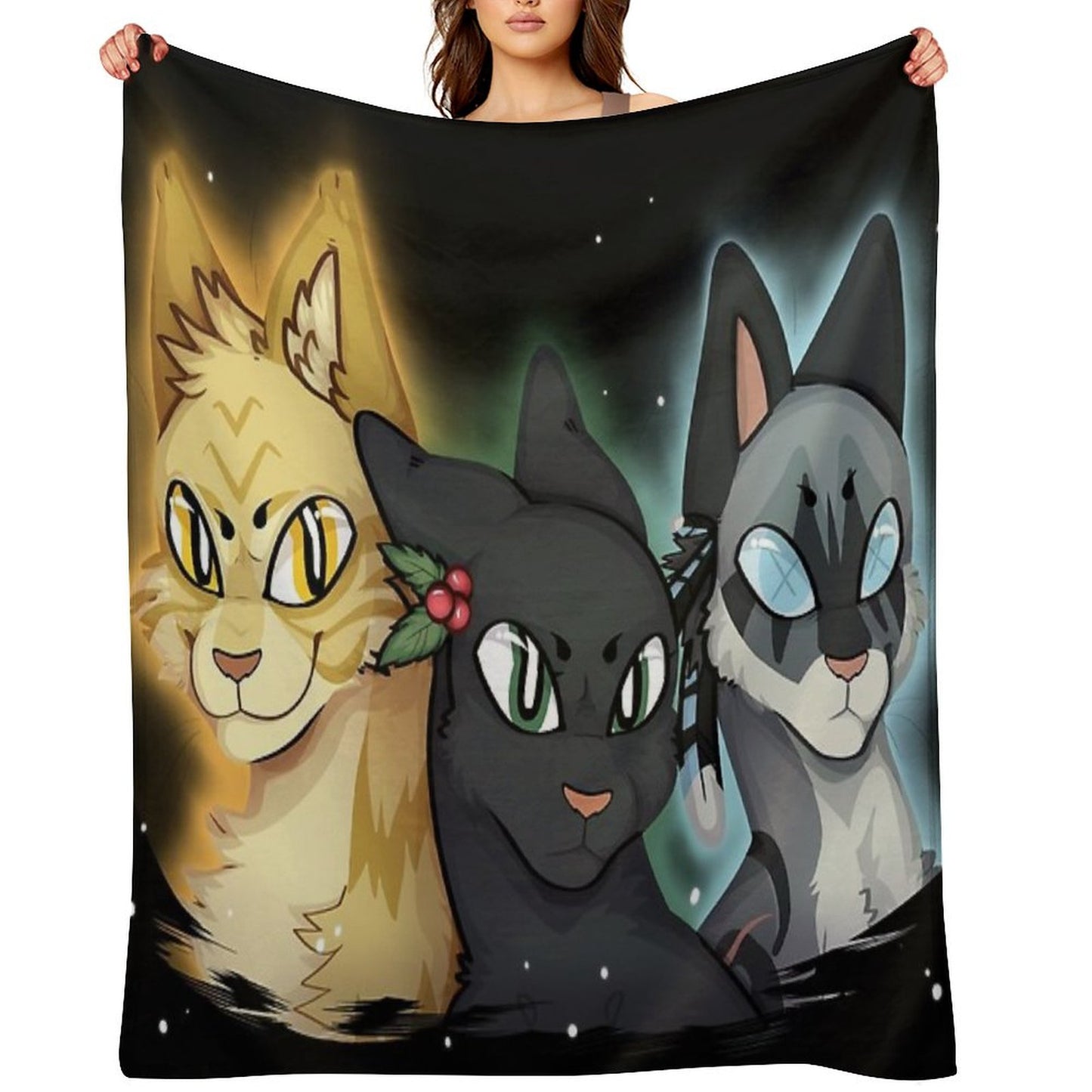 Power of Three Throw Blanket