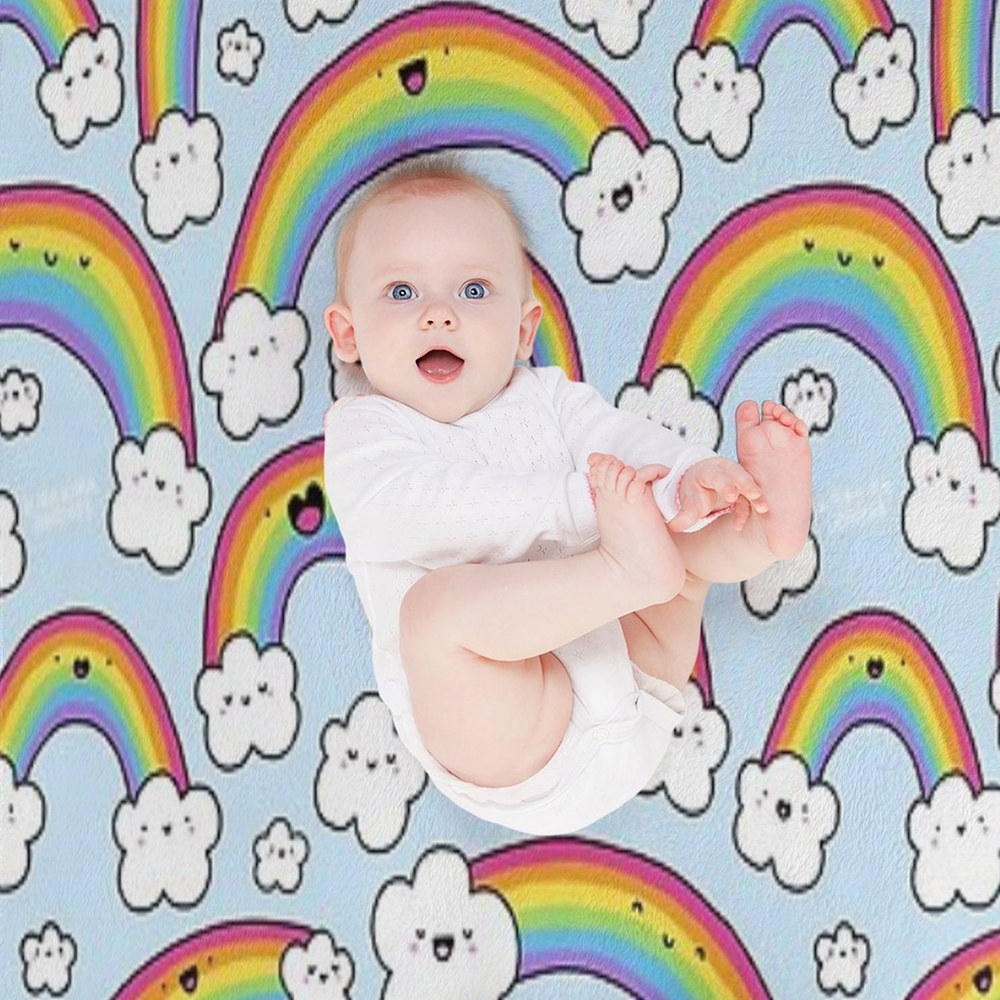 Rainbows Everywhere! Throw Blanket