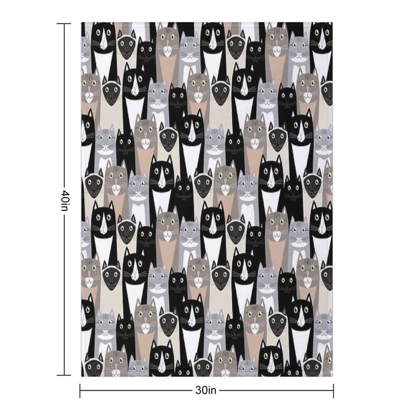 Cats #1 Throw Blanket