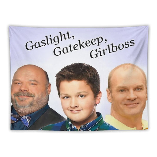 Gaslight Gatekeep Girlboss Tapestry