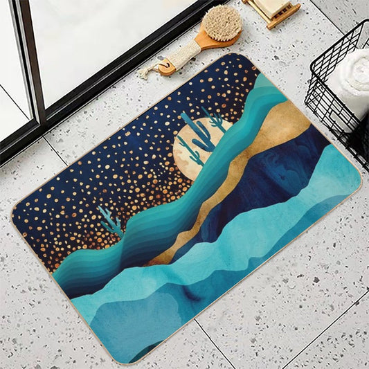 Indigo Desert Night Bath Mat