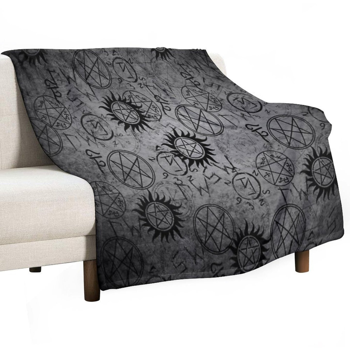 Supernatural Grey Throw Blanket