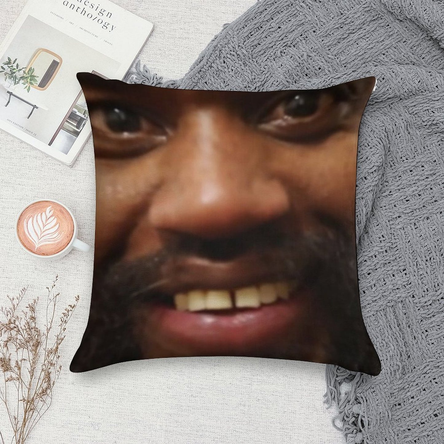 MC Ride Soft Shrink-Resistant Throw Pillow