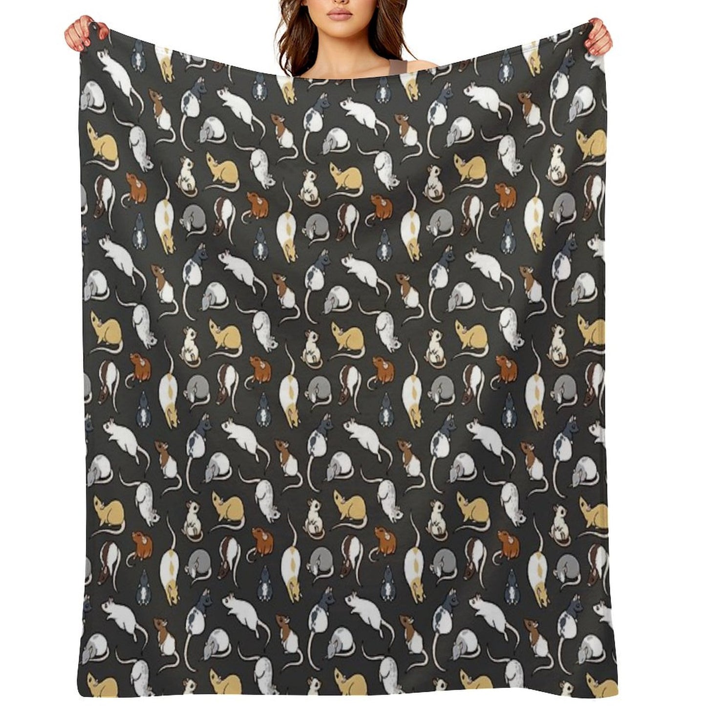Rats Throw Blanket