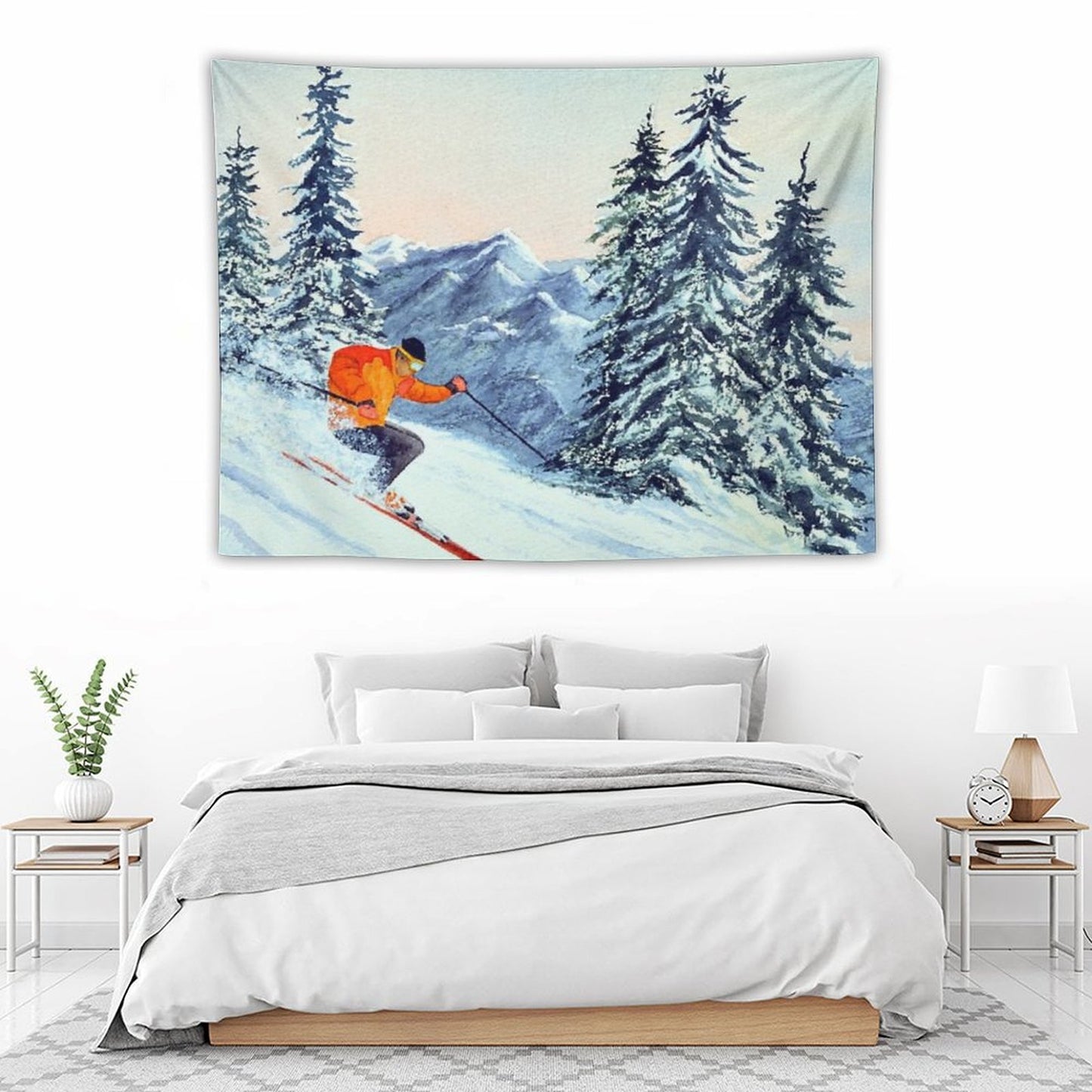 Skiing - The Clear Leader Tapestry