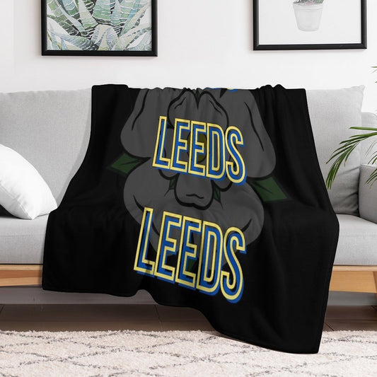 Leeds Leeds Leeds Throw Blanket