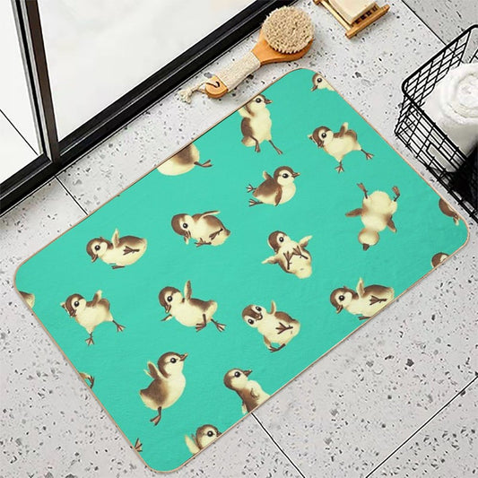 Airborne Baby Ducks Bath Mat