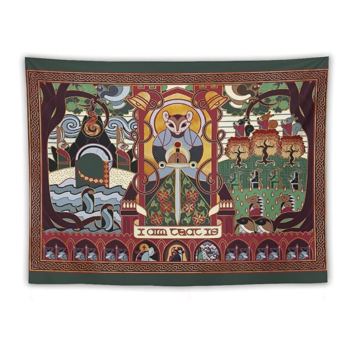 Redwall Tapestry - Martin The Warrior - I AM THAT IS Tapestry
