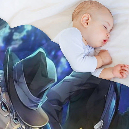 AzulAshengrotto Is A TwistedWonderland Anime Character Throw Blanket