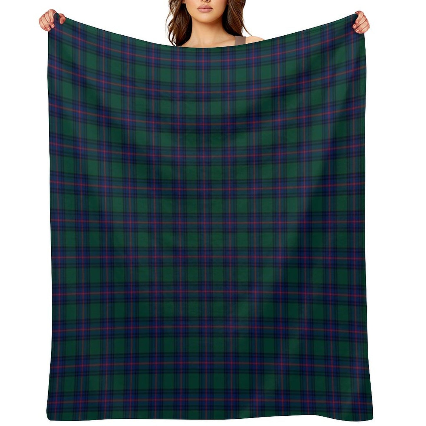 Clan Shaw Tartan Throw Blanket