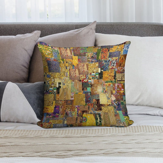 Gustav Klimt Soft Gift Ready Throw Pillow