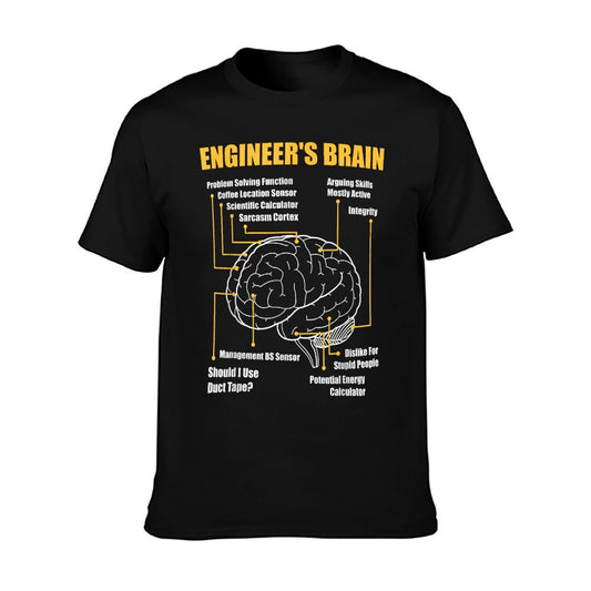 Engineer's Brain - Funny Sarcastic Engineering Gift T-Shirt