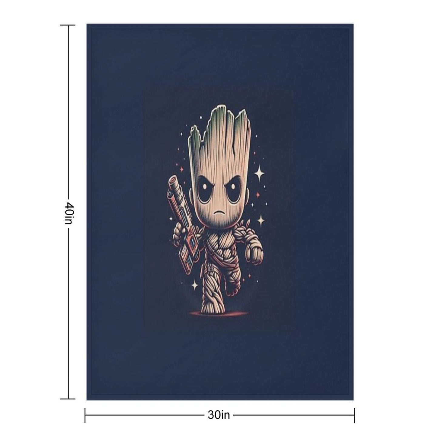Baby Groot III Throw Blanket