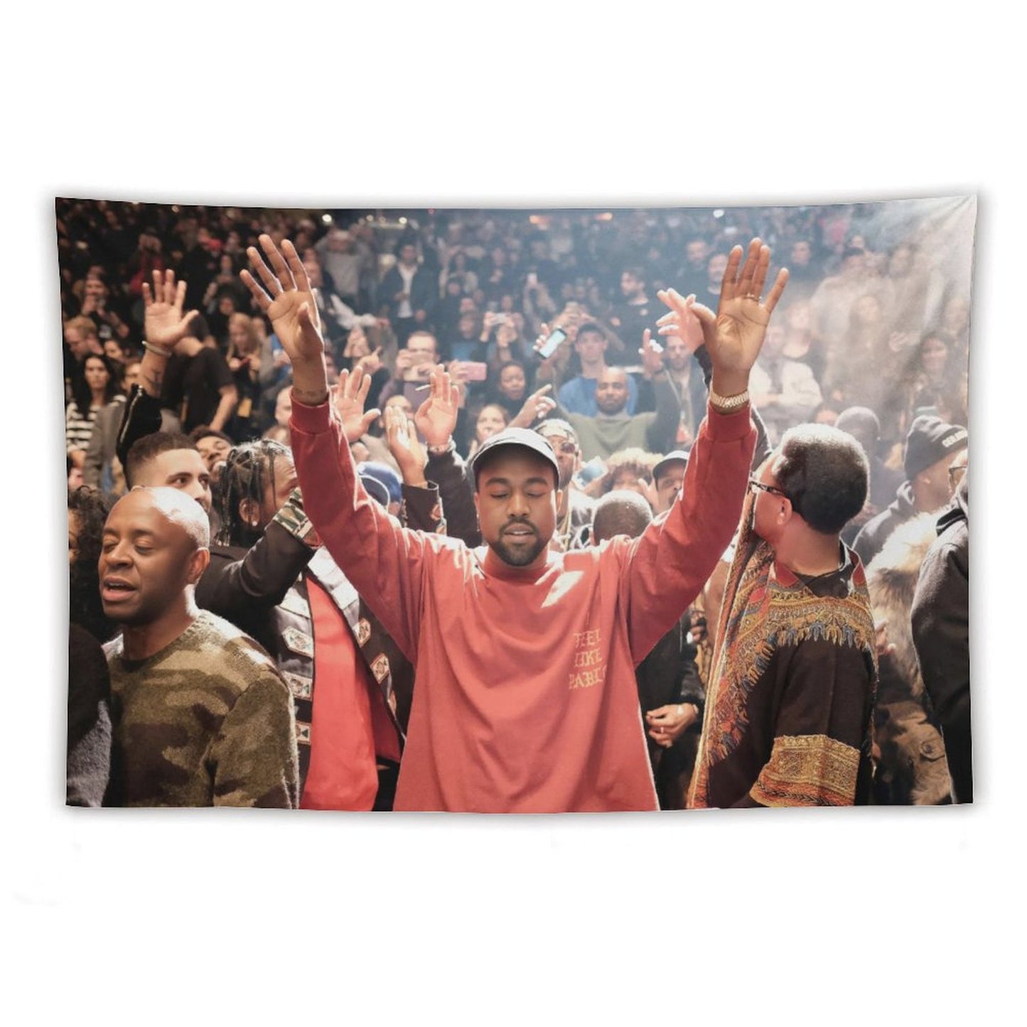 Kanye West Square Garden Tapestry