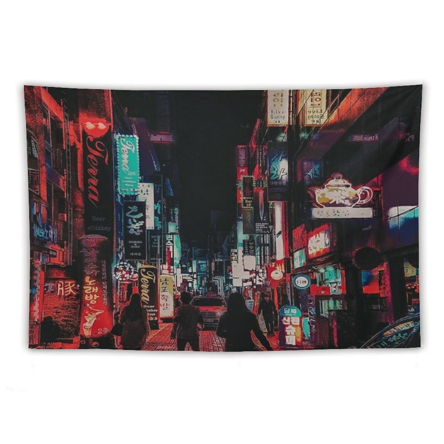 Retro Nights Tapestry