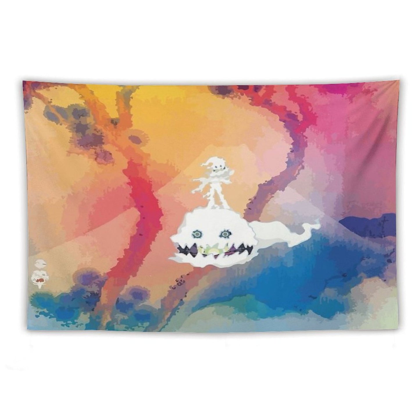 Kid See Ghosts Cover Tapestry