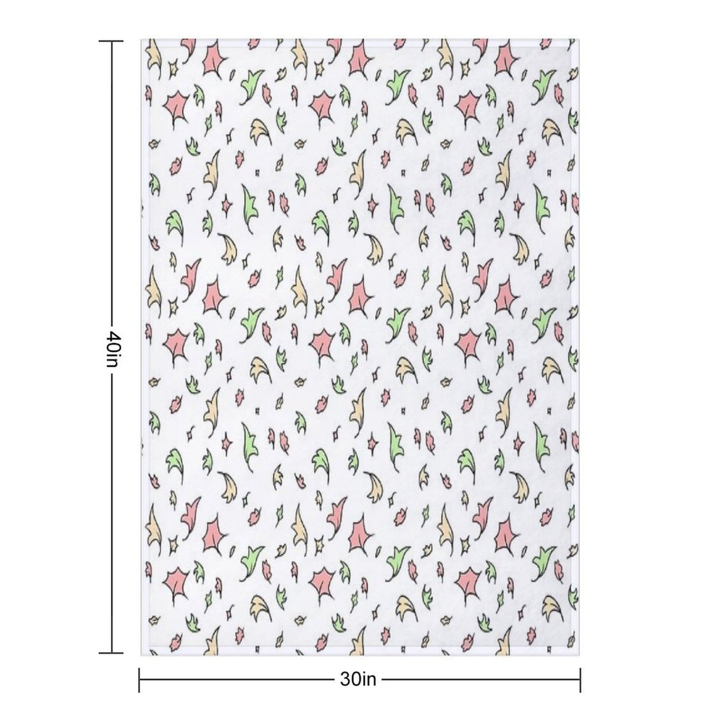 Heartstopper Leaves Throw Blanket