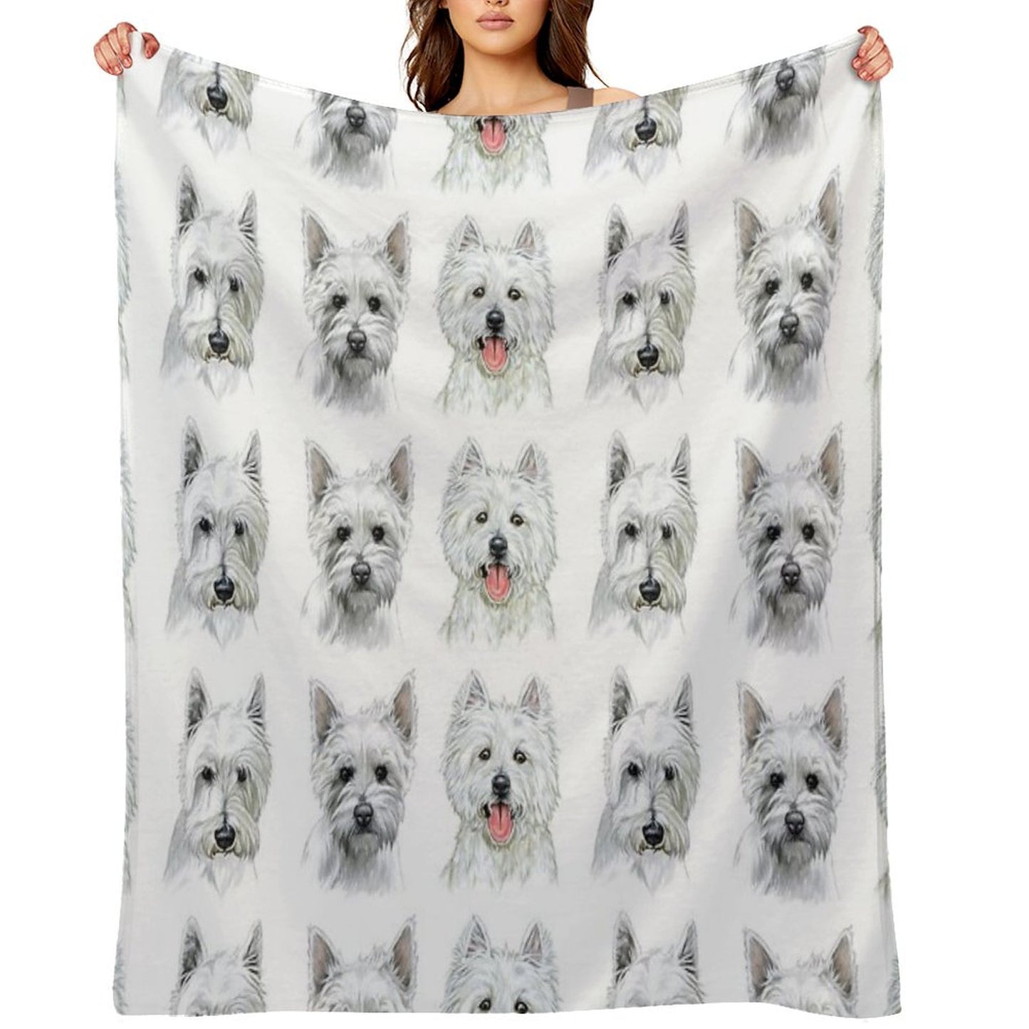 Westies Throw Blanket