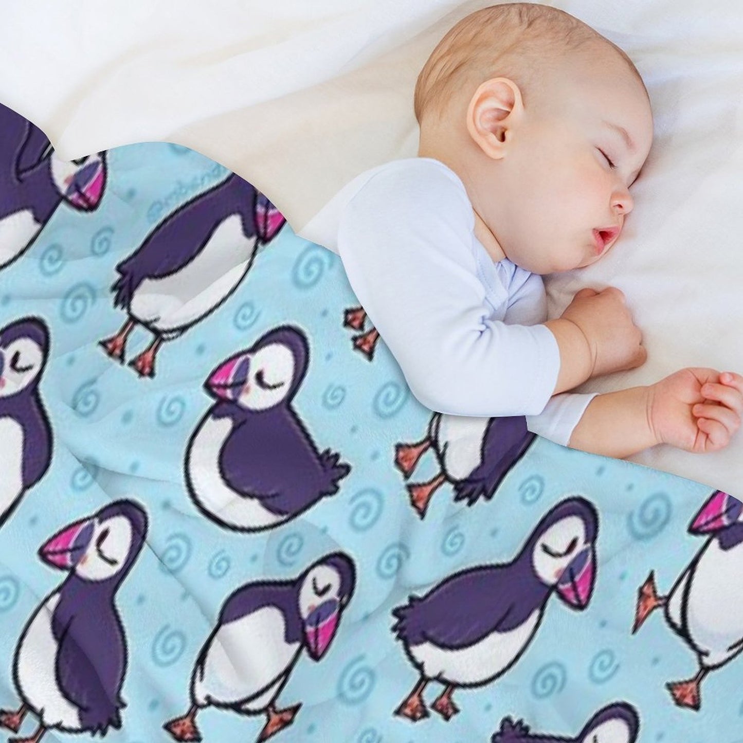 Tough Puffs Throw Blanket