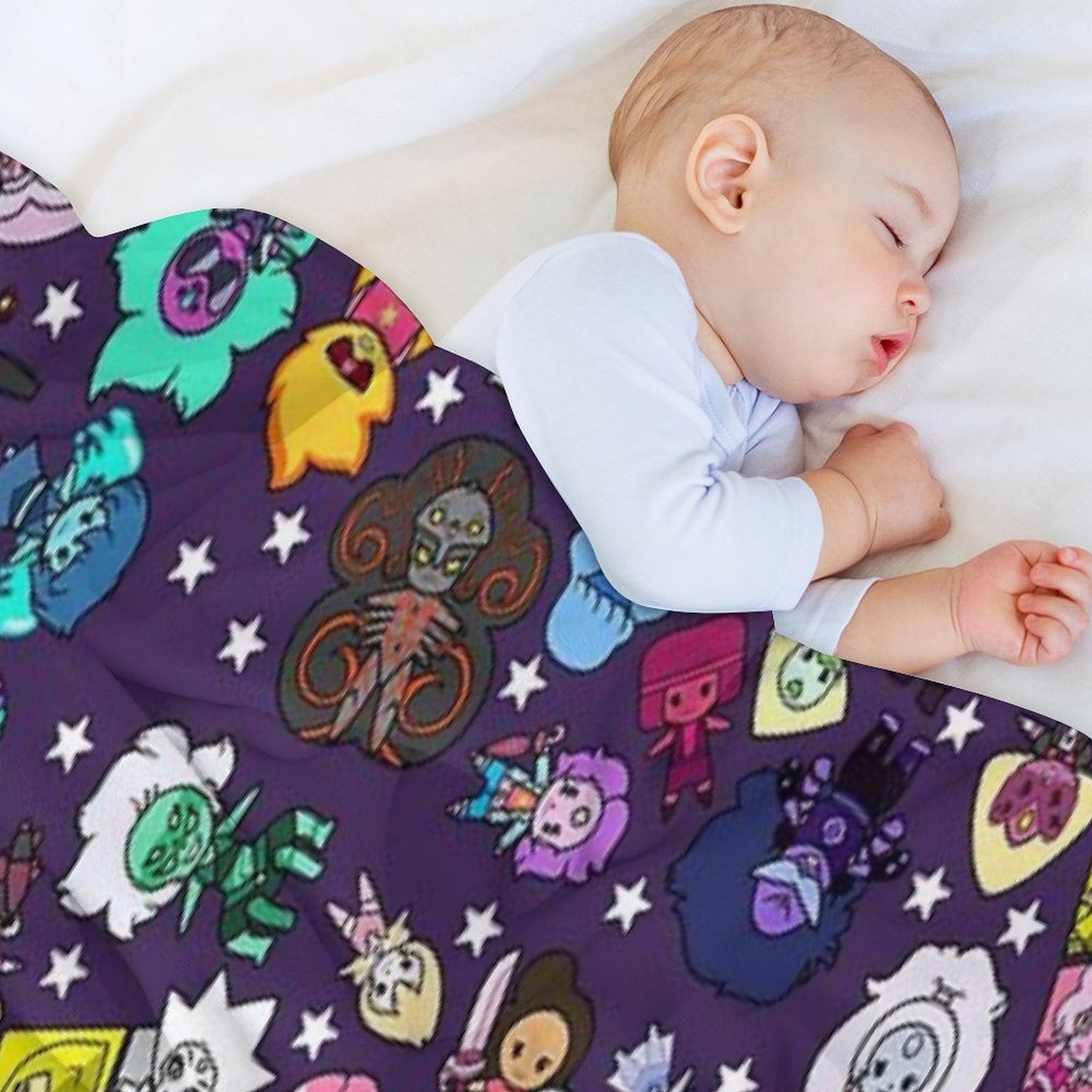 Crystal Gems Throw Blanket
