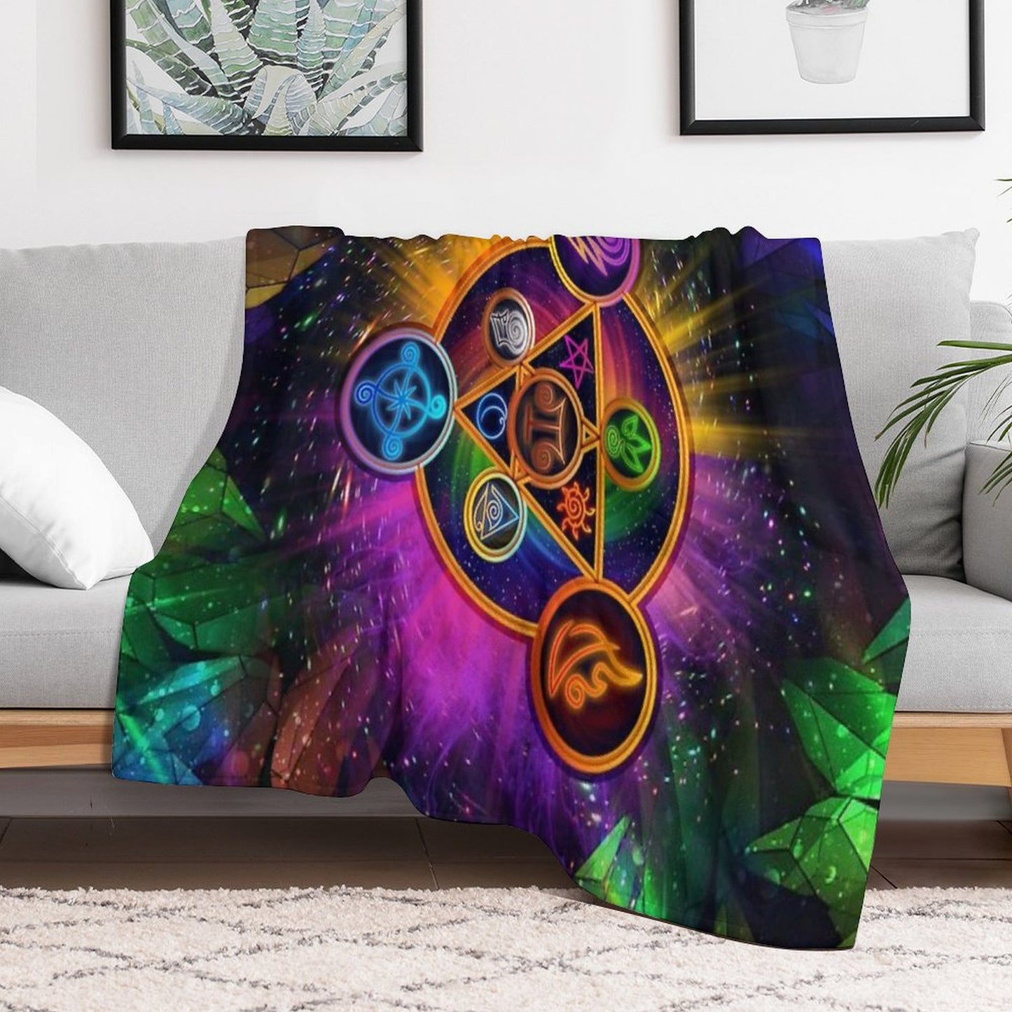 Wizard101 - The Spiral Schools Throw Blanket