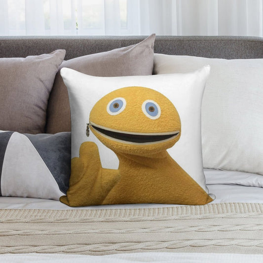Rainbow Zippy Big Mouth - Zippy from Rainbow - Classic UK - Zippy T-shirt - Zippy T Shirt - Zippy The Legend Soft Easy Maintenance Throw Pillow