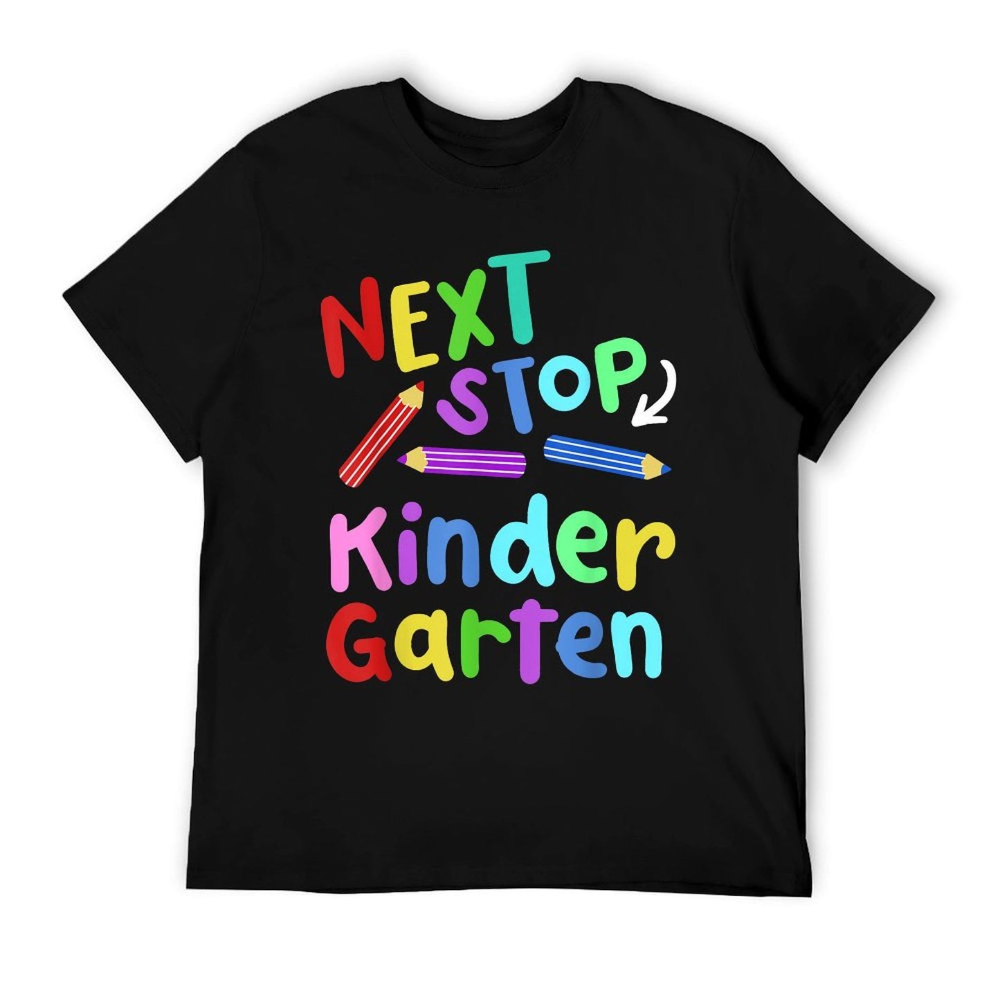 Next Stop Kindergarten Preschool Graduation 2025 Boy Girl T-Shirt