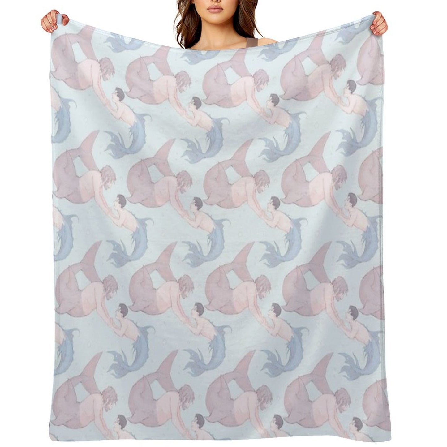 Hankcon Mermay Throw Blanket