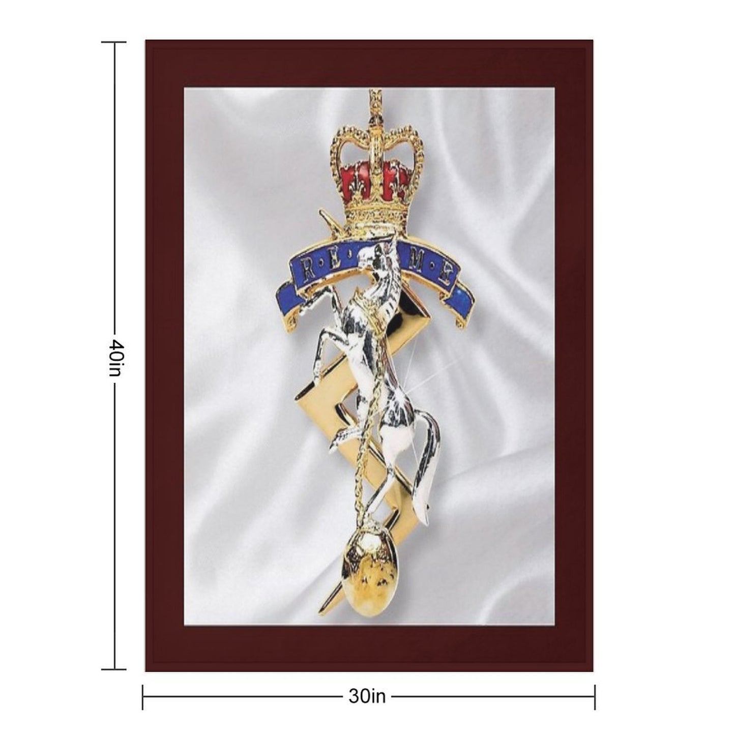 REME Badge (ROYAL ELECTRICAL MECHANICAL ENGINEERS) Throw Blanket