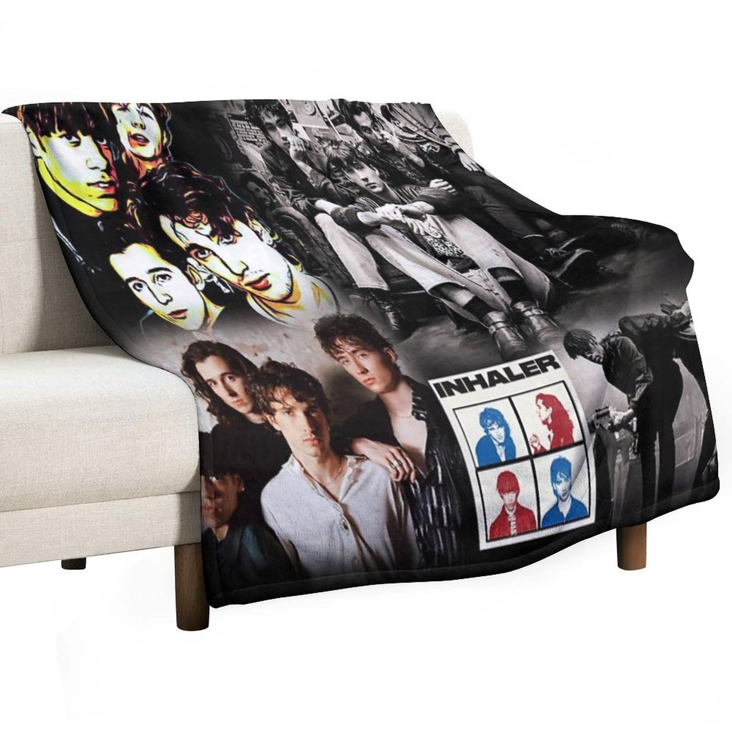 Inhaler Band Dublin Throw Blanket