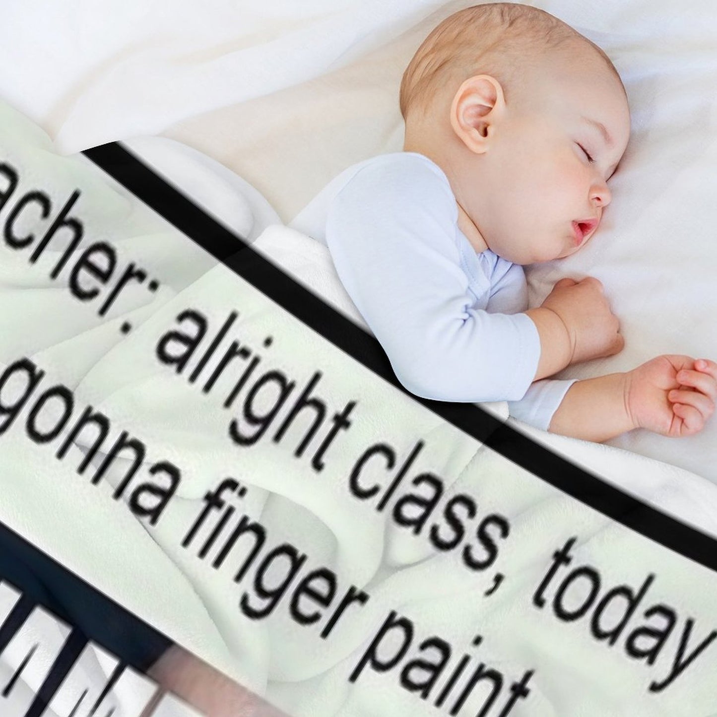 Kid Named Finger Throw Blanket