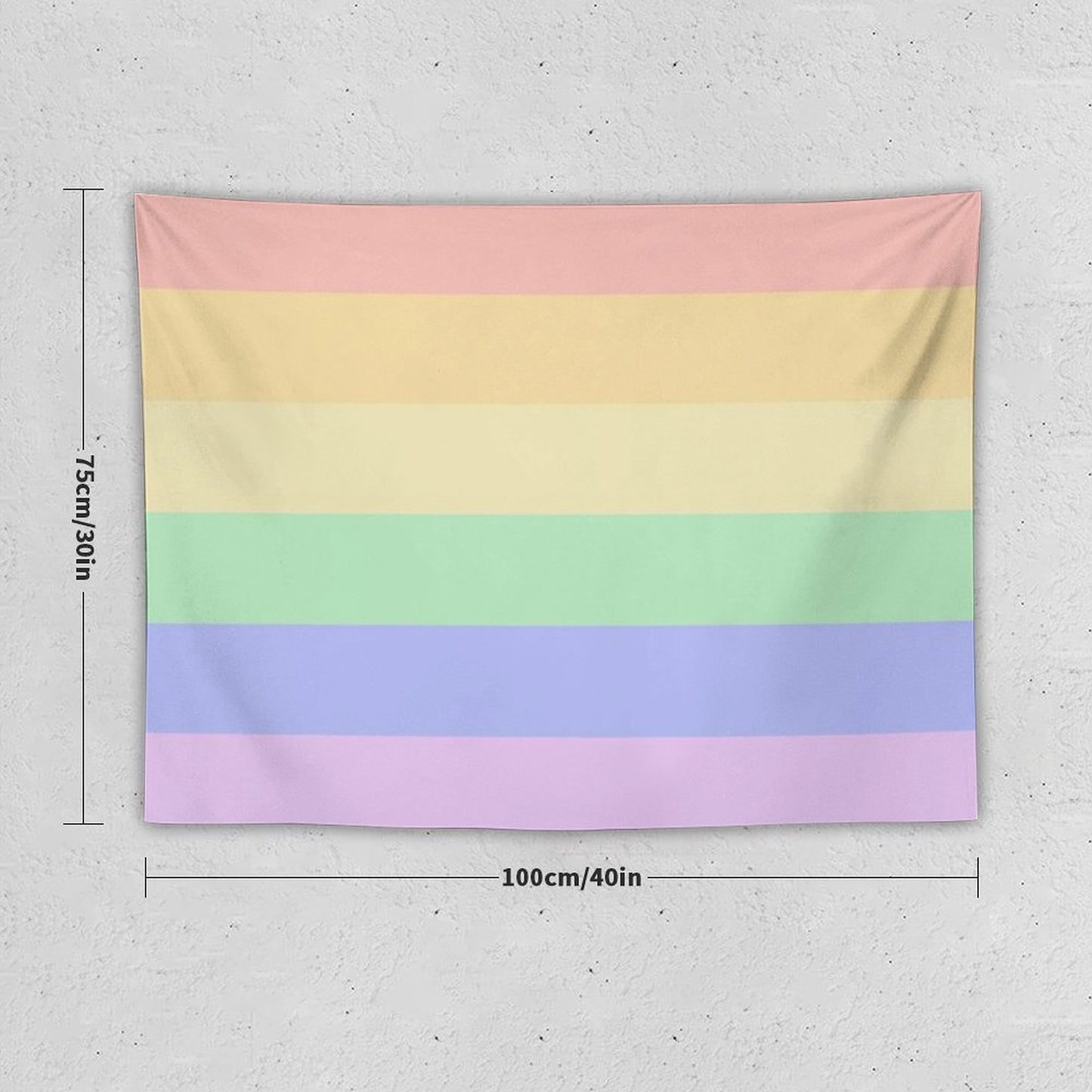 Pastel Pride Flag Tapestry