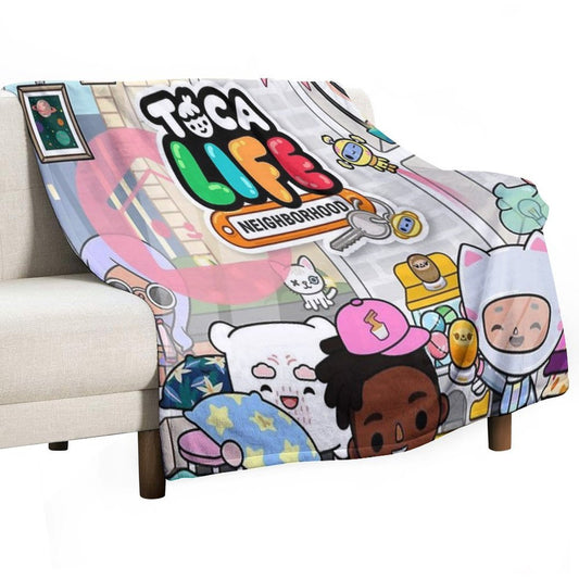 Toca Boca Life Throw Blanket