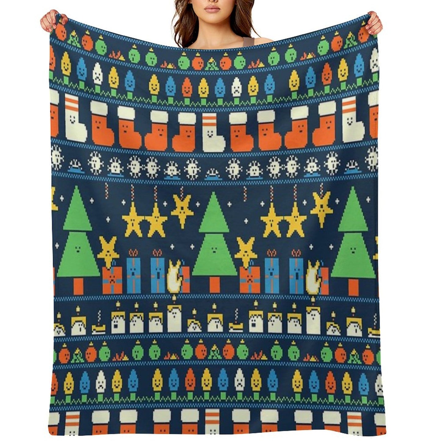Merry Christmess Throw Blanket