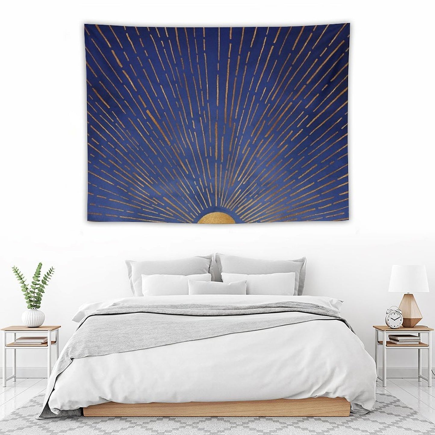 Indigo Sunset Tapestry