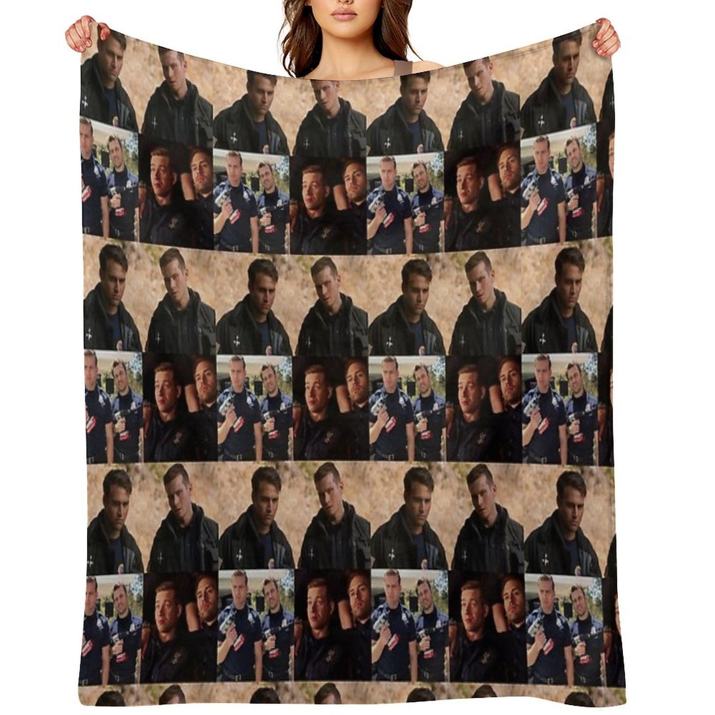 Buddie Collage Throw Blanket