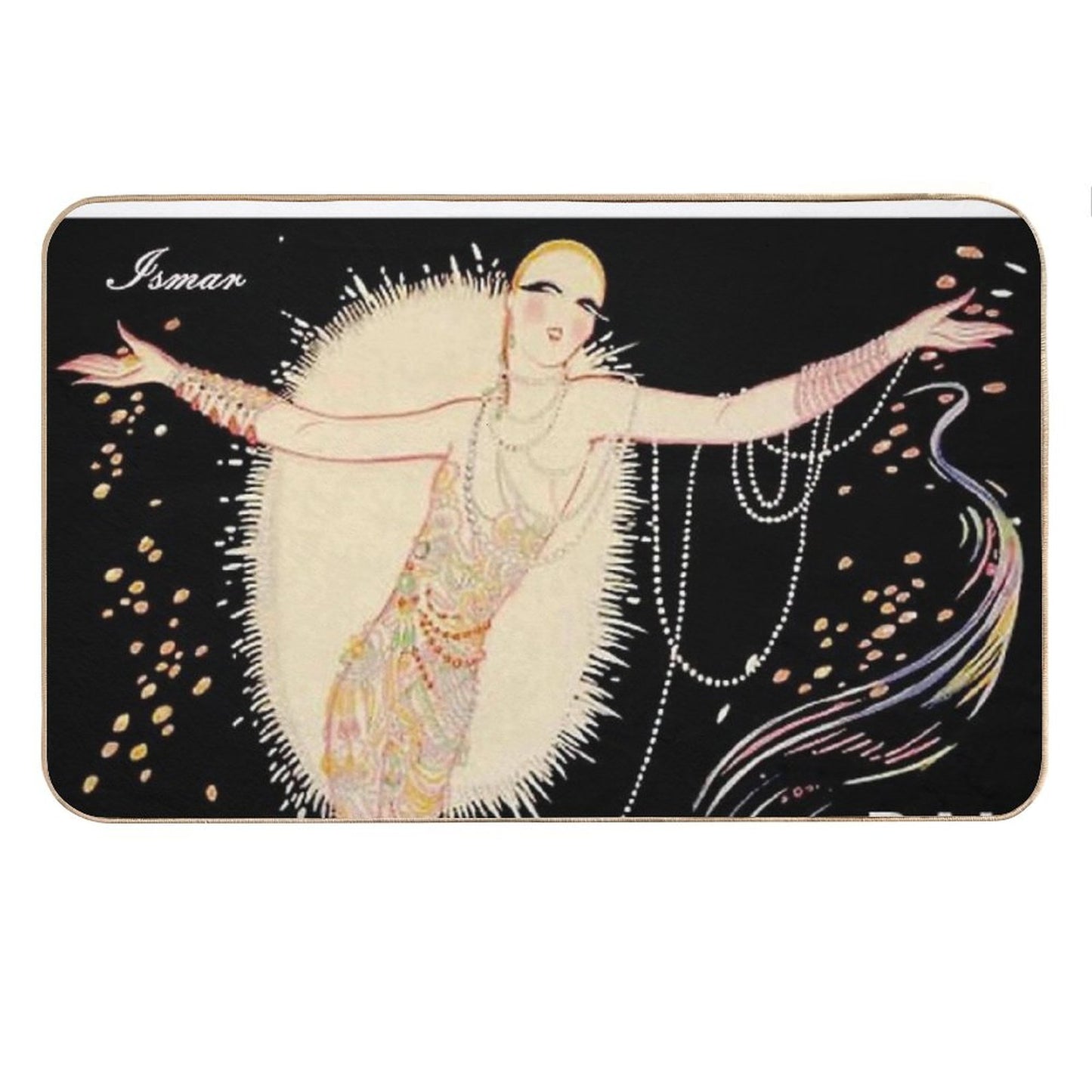 BAL PETITS LITS BLANCS Vintage 1928 Opera Print Bath Mat