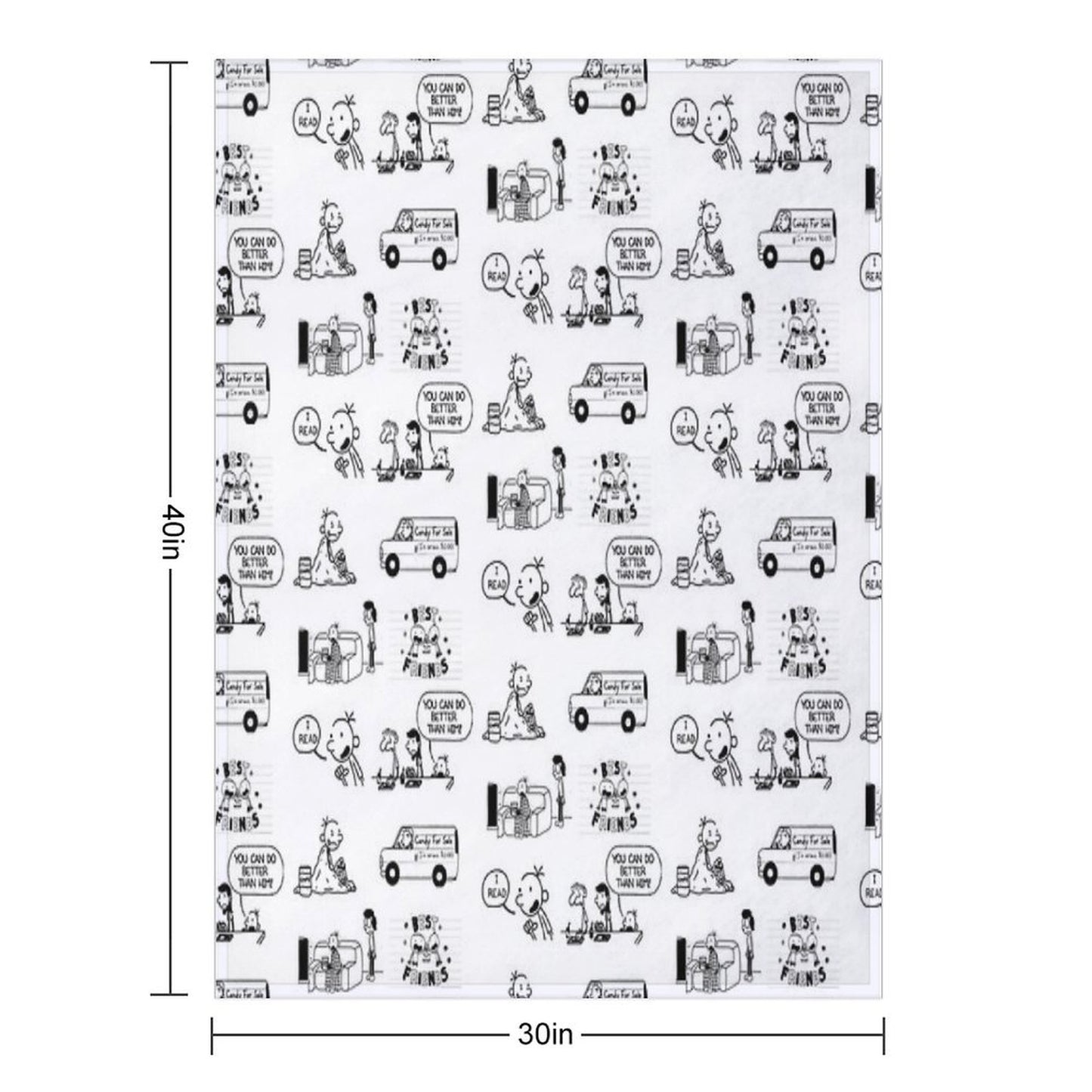 Wimpy Kid Throw Blanket