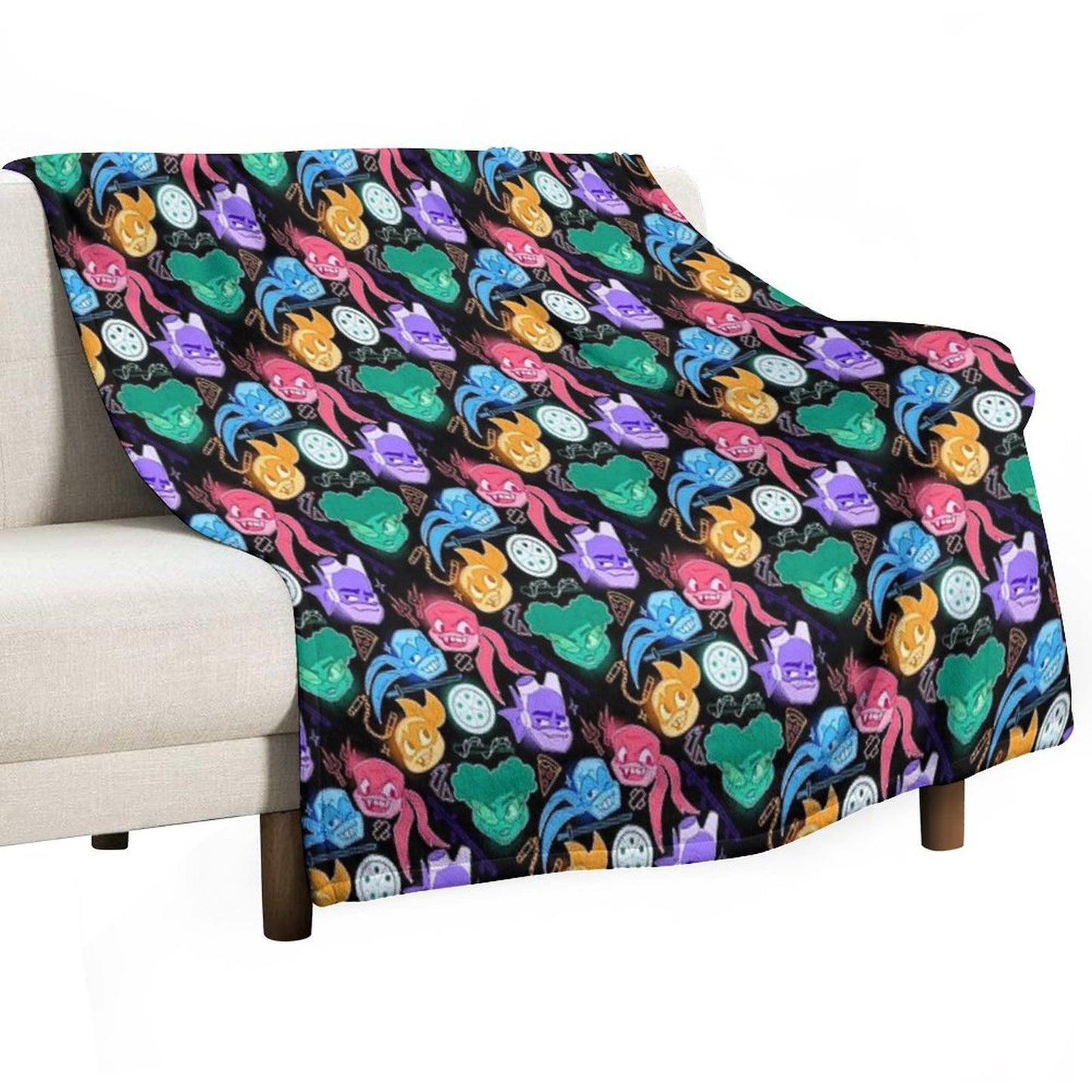 Turtle Power! Throw Blanket