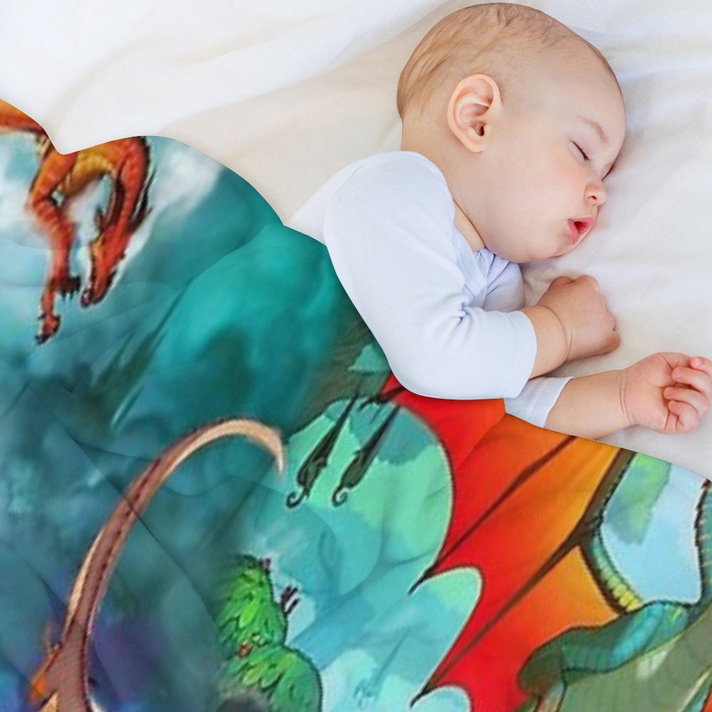 Wing of Fire All Dragon Pattern Background Throw Blanket