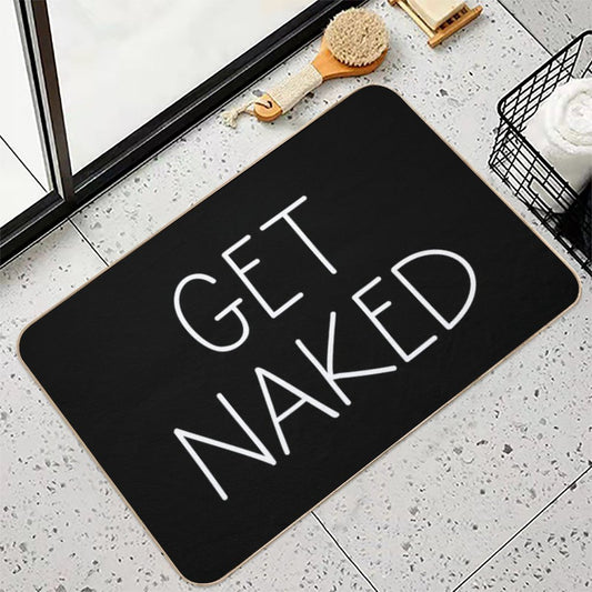 Get Naked Black Bath Mat