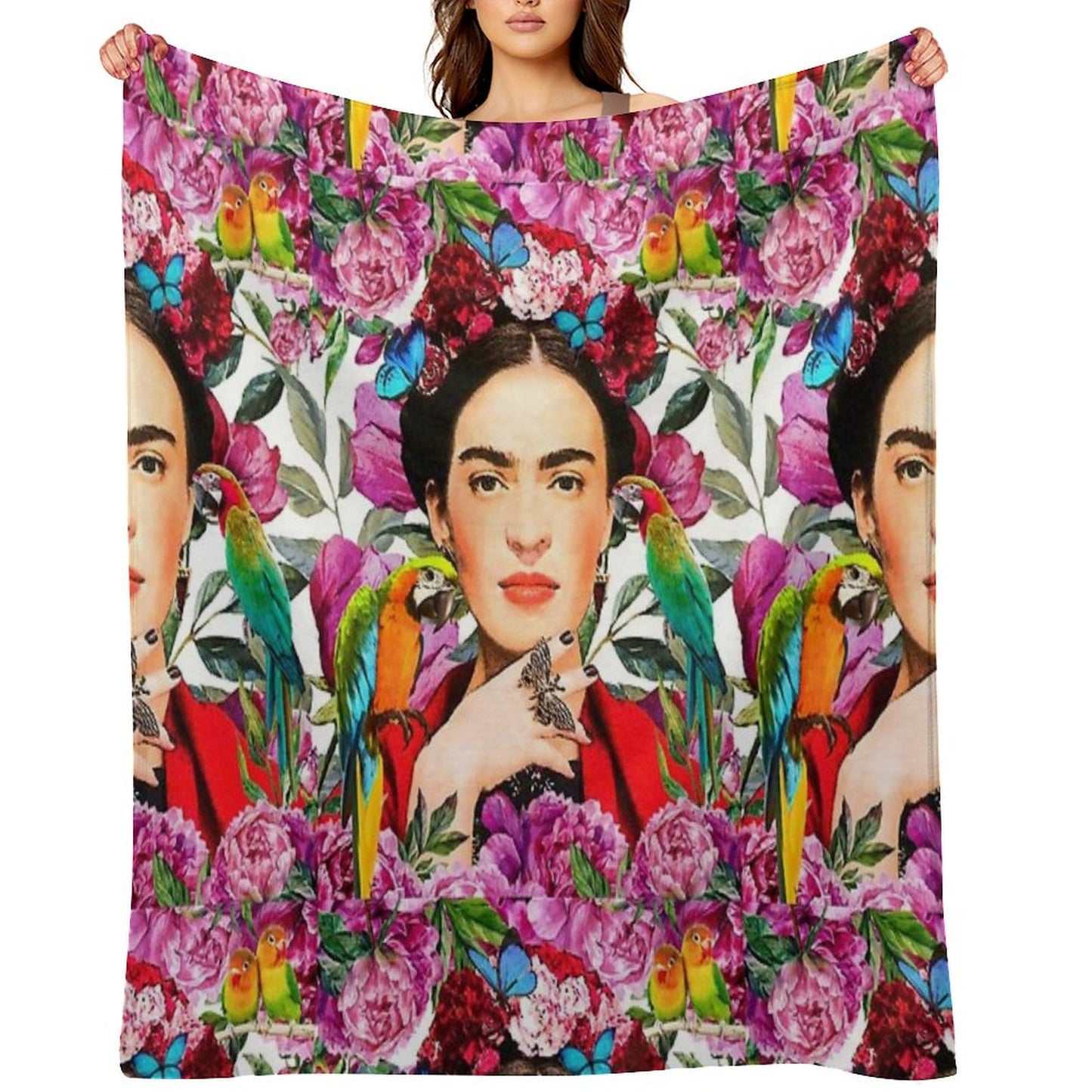 Frida.forever Throw Blanket