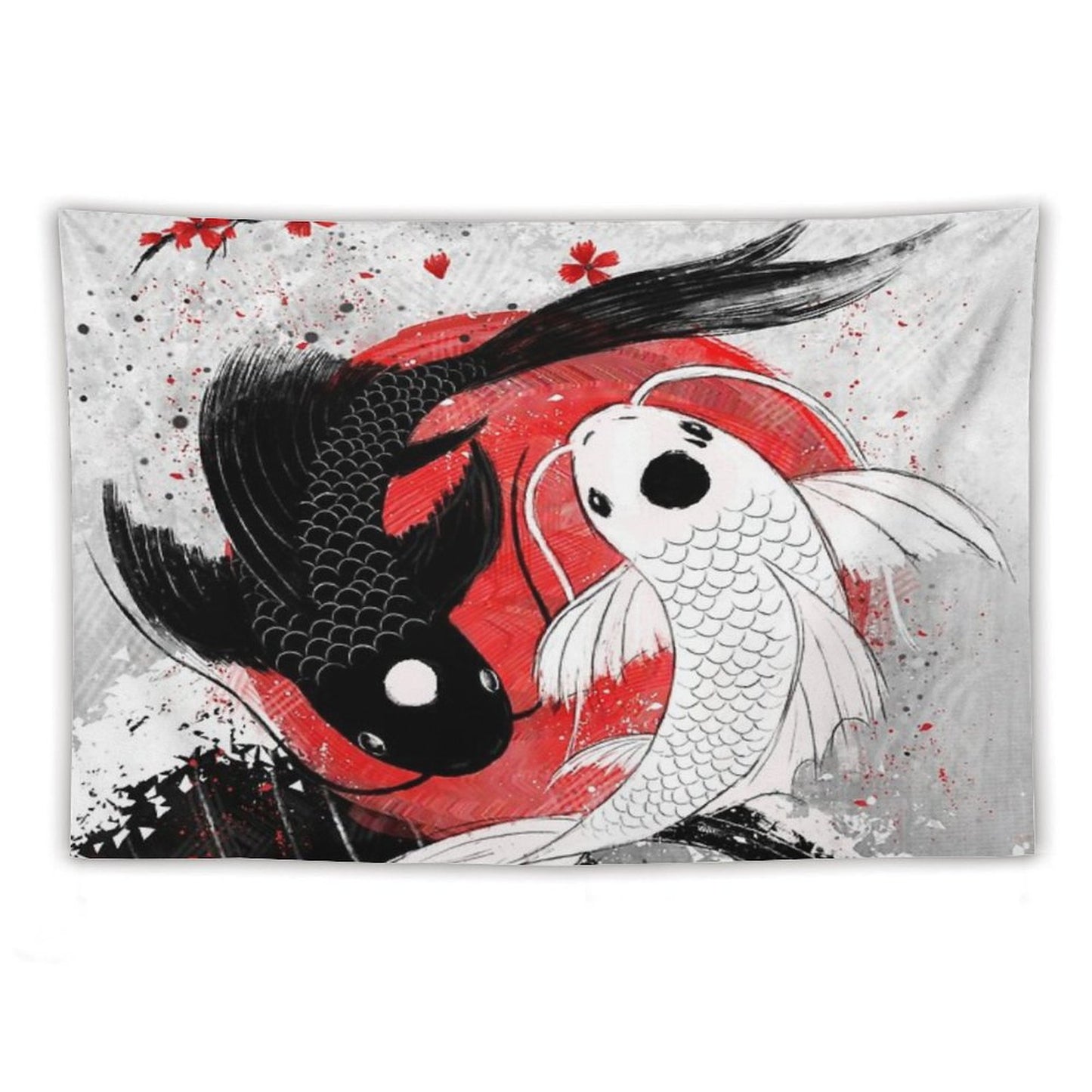 Koi Fish - Yin Yang Tapestry