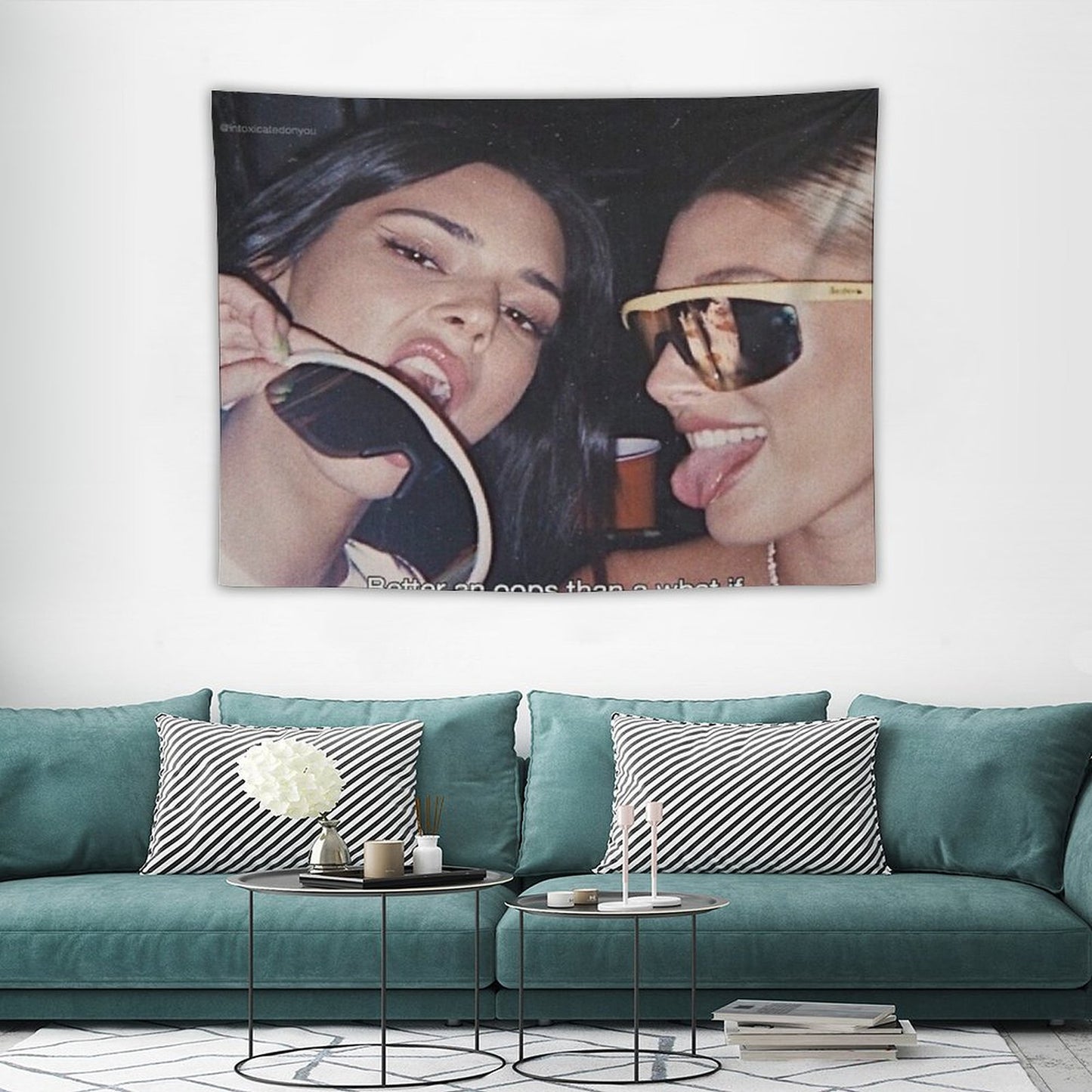 Kendall And Hailey Tapestry