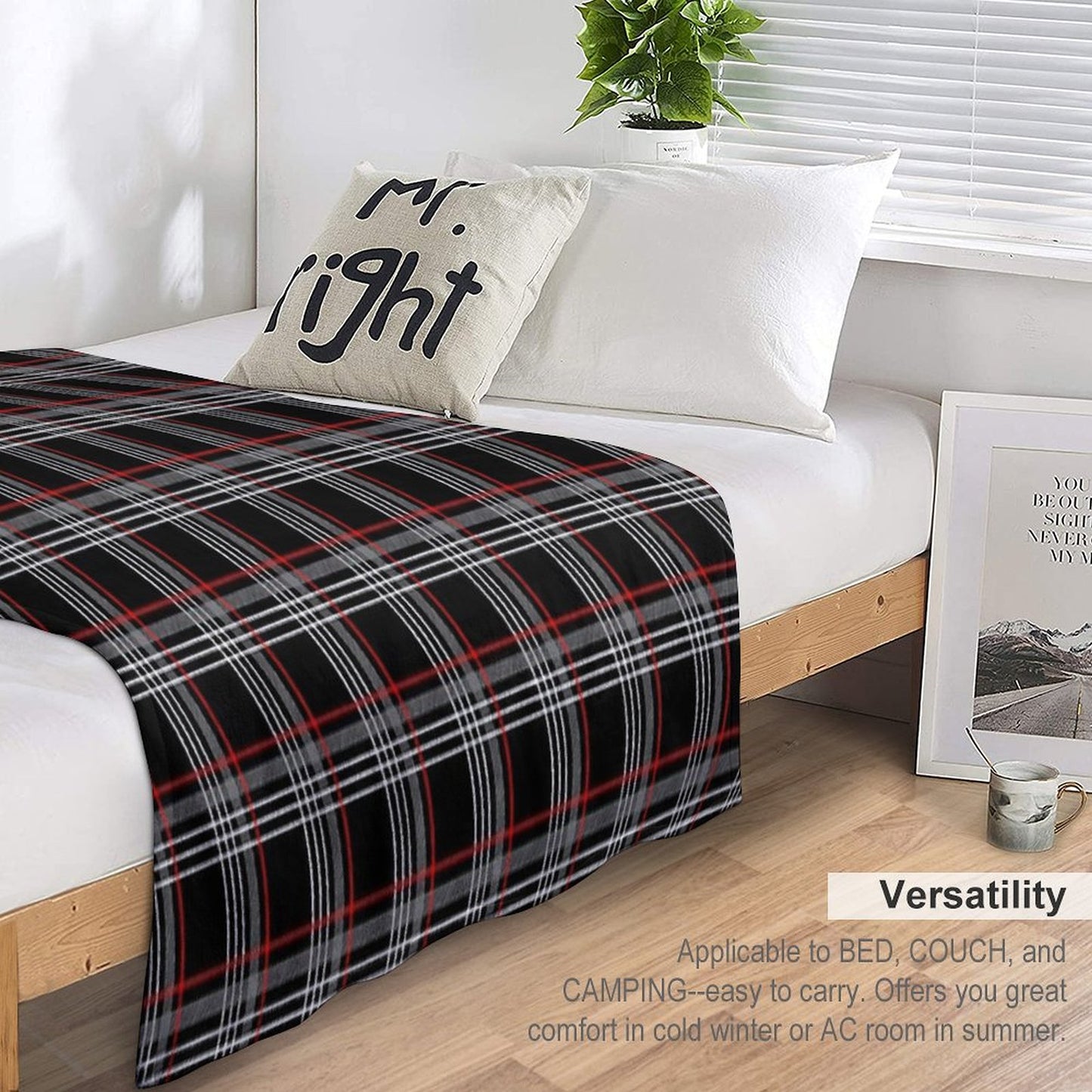 GTI Tartan Throw Blanket