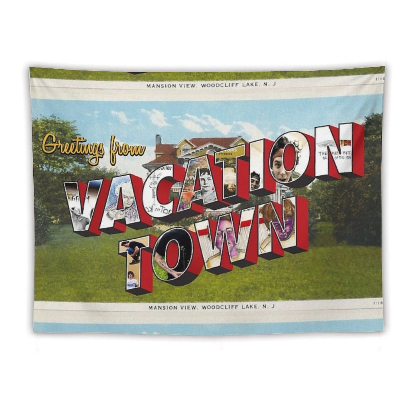 Vacation Town Postcard (TFB) Tapestry