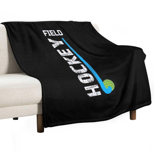 Field Hockey Gift, Field Hockey For Girls, Field Hockey Shirt For Boys Throw Blanket