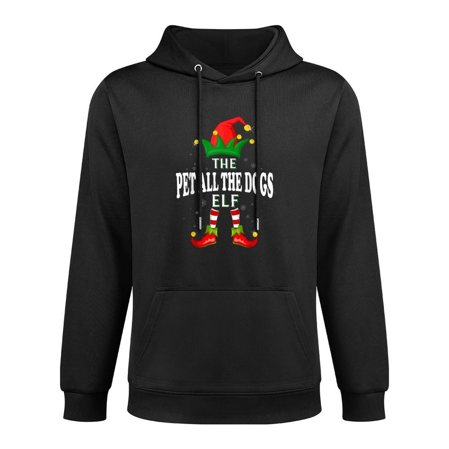 Xmas Pet All The Dogs Elf Family Matching Christmas Pajama Colorfast Hoodie