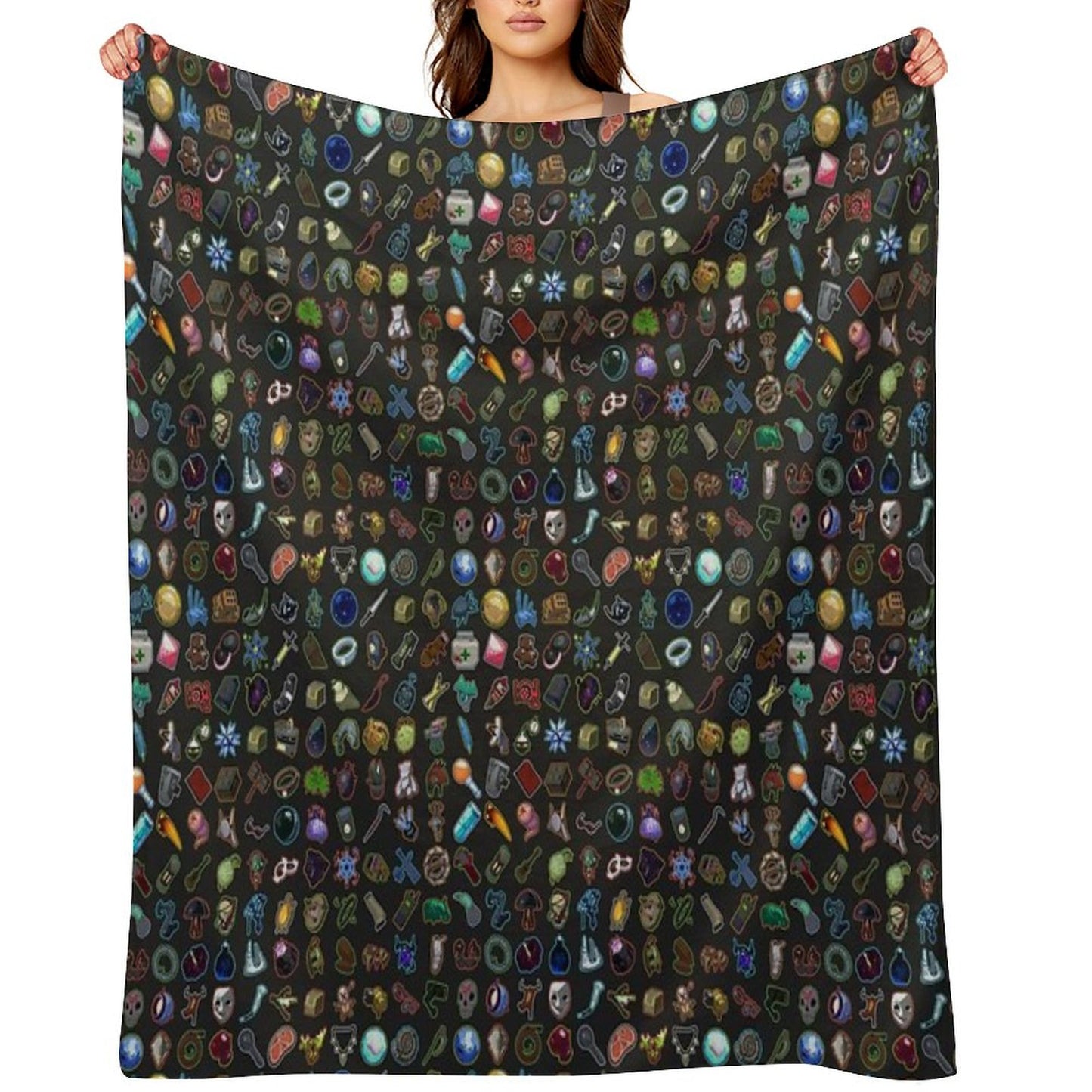 Risk of Rain 2 Items Throw Blanket